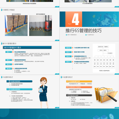 原創公司企業辦公室工廠車間員工6S管理培訓PPT