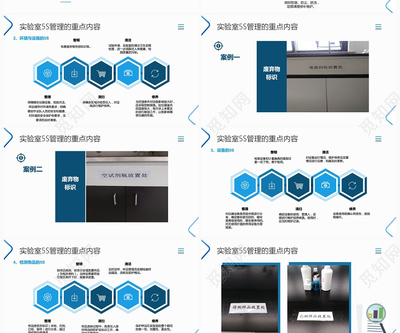 簡約商務企業管理5S推行培訓質量管理部實驗室